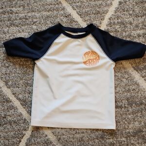 Old Navy Kids Swim Shirt - Navy and White